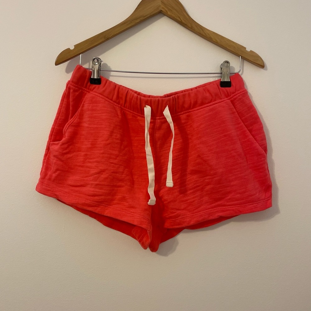 Re-Imagined by J. Crew Hot Pink/Coral Sweat Shorts